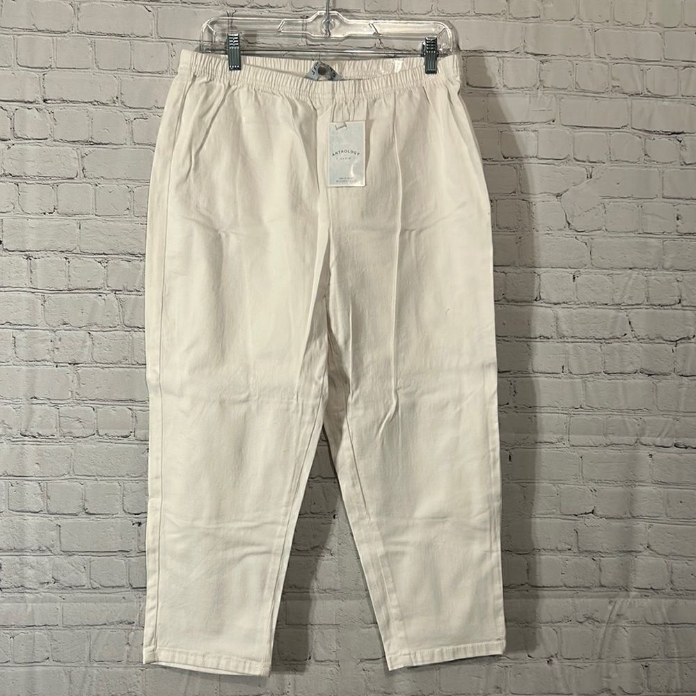 Anthology Jeggings Cropped White Size 16